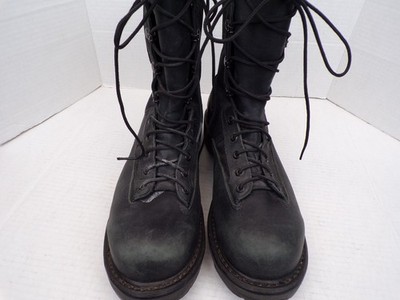 CIGB Belleville VTG Black Military Boots Soft Toe Vibram  display picture 3