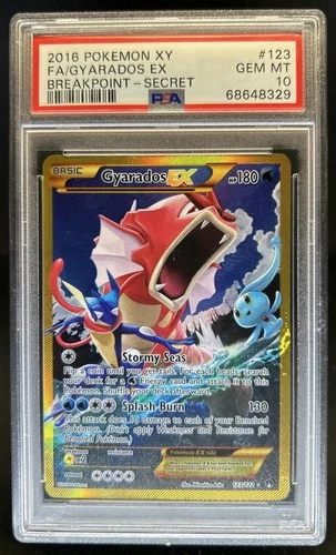 2016 Pokemon XY BREAKpoint Gyarados #123/122 PSA 10 GEM MINT