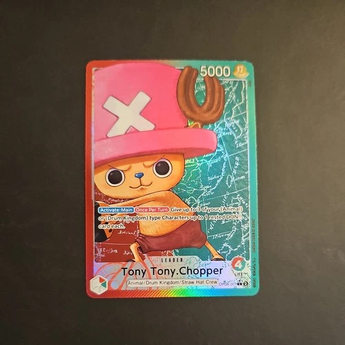 Tony Tony Chopper - One Piece OP08-001 - AAL Alt Art Leader - Two Legends