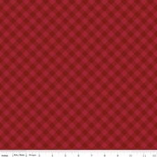 Plaid in Red Christmas Time Riley Blake