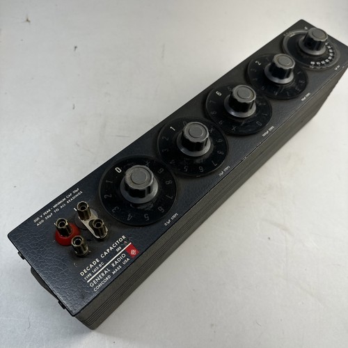 *READ* GenRad / General Radio 1412-BC Decade Capacitor UNTESTED