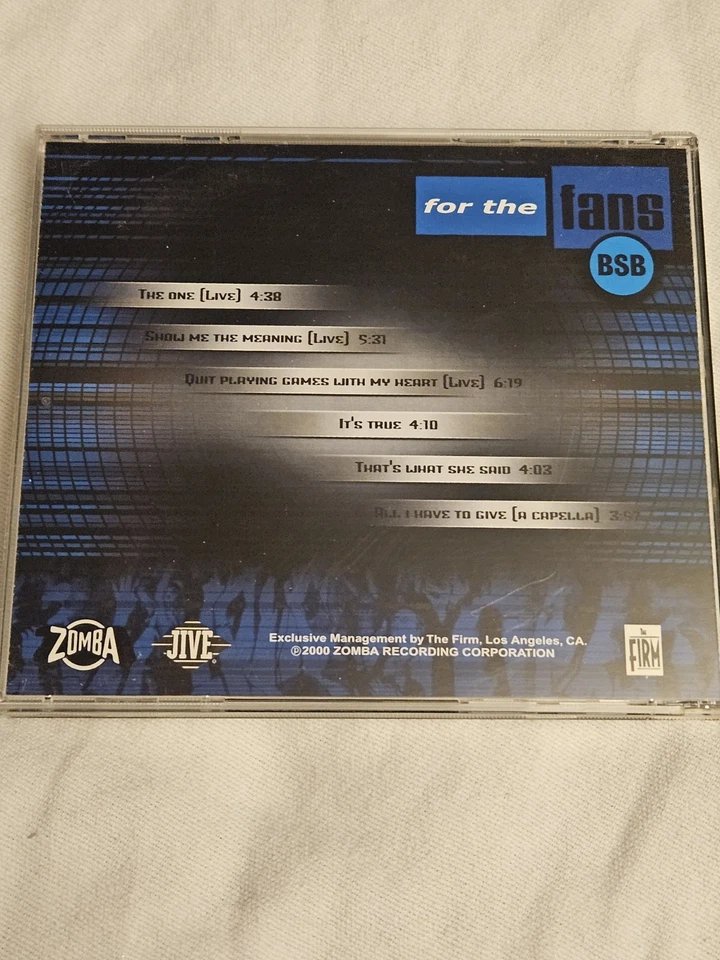 💿Backstreet Boys For The Fans🔥Cd 2 Burger King promo live concert BSB👀💯 Foto 2 de 2