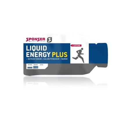 Sponser Liquid Energy Plus Gel 40x 35g Sachets Aroma: Neutral mit Koffein