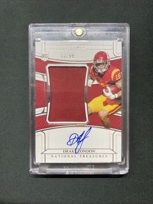 Drake London - National Treasure / Rookie 2022 Panini #53/99
