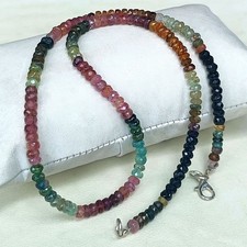 Natural Rainbow Tourmaline Gems 4.5 mm Size F...