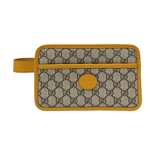 GUCCI Retro Handbags Leather Brown Free Shipping | Duties Paid