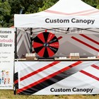 WinSpin 24" Pop Up Display Tabletop Prize Wheel Black & Red for Outdoor Events — photo 3