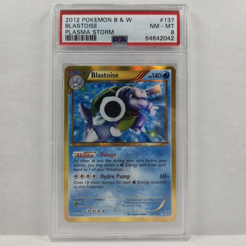 Blastoise graded PSA 8 for sale on eBay
