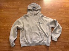 Fear of God Essentials heather grey hoodie Size XL