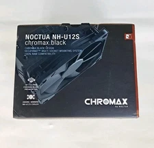 NH-U12S chromax.Black, 120mm Single-Tower CPU Cooler (Black) **BRAND NEW**