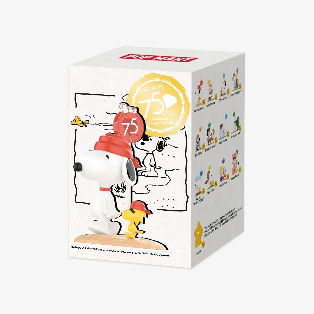 ゲームキャラクター PEANUTS POPMART Peanuts 75th Anniversary POP MART Peanuts 75th Anniversary | Snoopy Comic Life Series