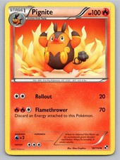 2011 POKEMON BLACK & WHITE PIGNITE 18/114 UC NM A103323 FREE S&H on eBay