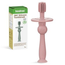 360  Baby Toothbrush with Suction Base - Gentle Cleaning for Infant Self-Brus...