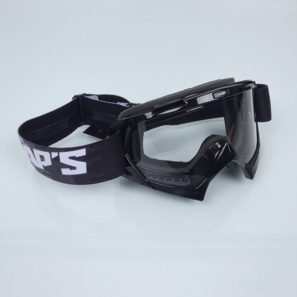 Masque lunette cross Swaps Pixel noir moto supermotard enduro cross TT