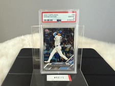 SHOHEI OHTANI PSA 10 GEM MINT 2024 Topps Now #36 1st Dodgers Home Run Card