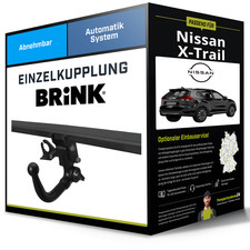 Abnehmbare Anhängerkupplung für NISSAN X-Trail 10.2013-07.2017 III Typ T32 Brink