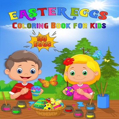 Easter EggsColoring Book for Kids 100 Easter Coloring page Book t