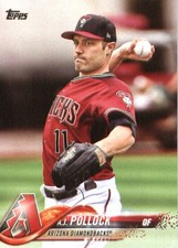 2018 Topps #216 A.J. Pollock - BB