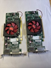 Lot 2 AMD Radeon HD 7470 Dell 0WH74 1GB GDDR3 PCIe Video Graphics Card MB223