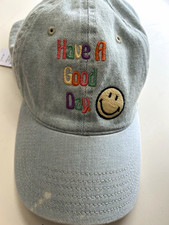 American Eagle Light Blue Baseball Cap Hat On...