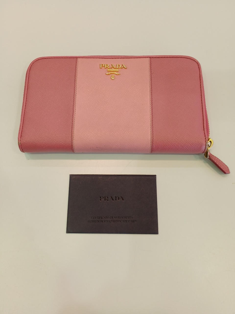Prada 1M0506 Premium Long Leather Wallet for Men