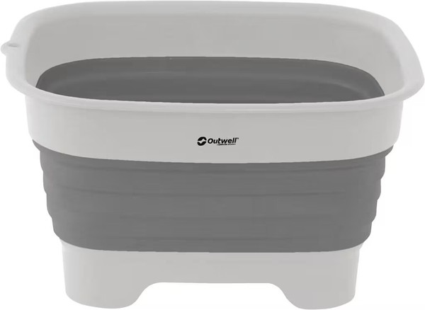 Outwell Collaps SpüLschüSsel Mit Abfluss, 9L, Grau-image
