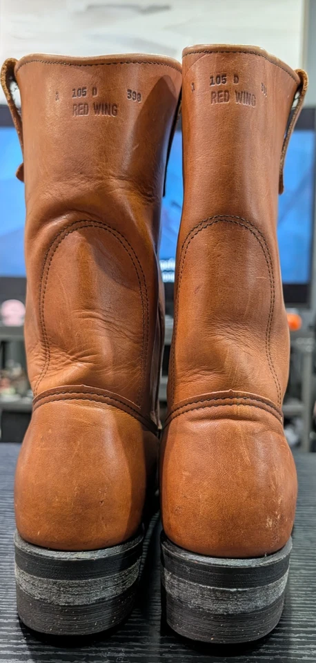 Red Wing Pecos boots Size 10.5 D (1115) - Image 2 of 4