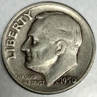 1950-S Roosevelt Dime Circulated Condition 90% Silver Better Date US Coin- 3489