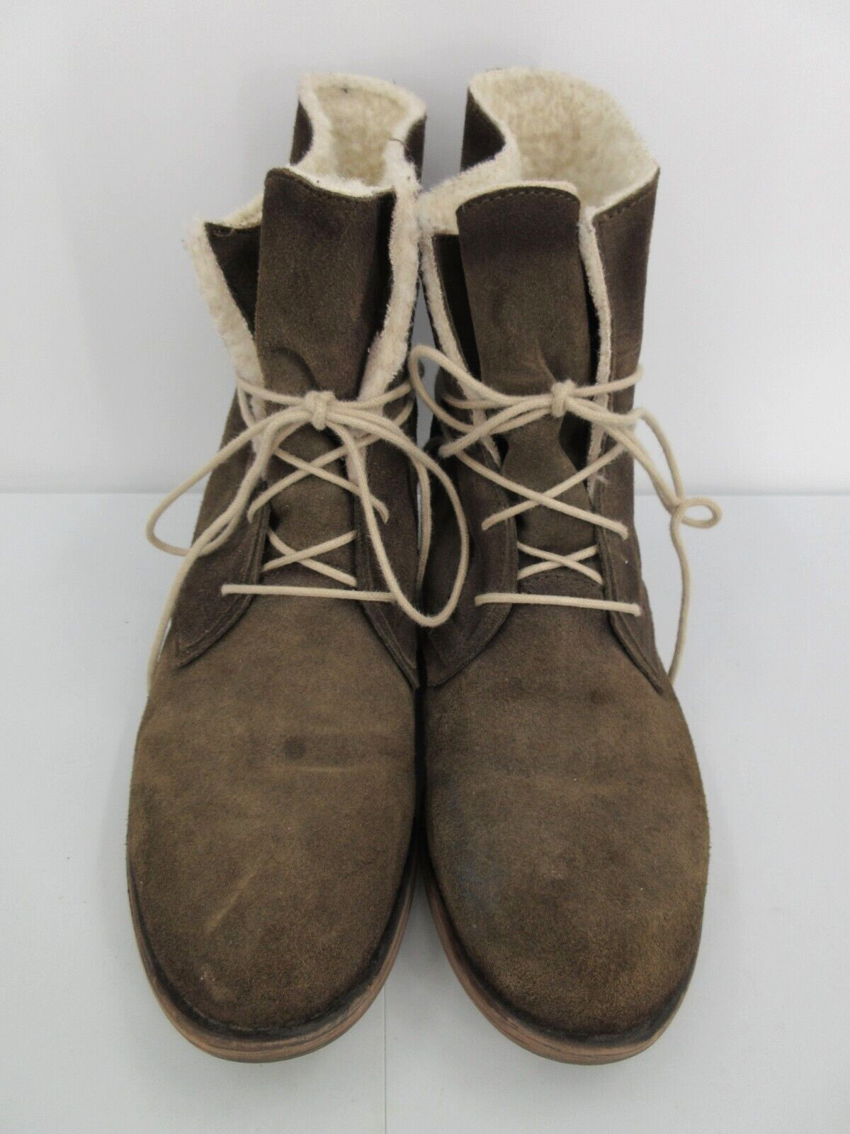 Eric Michael Sofia Wool Insulated Brown Suede Ank… - image 4