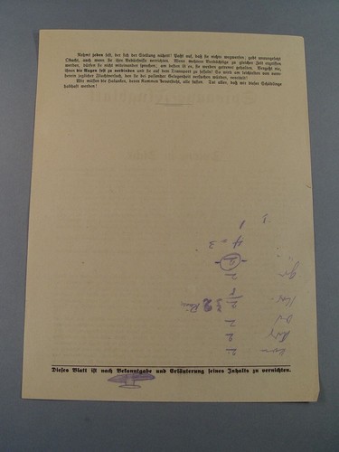 144556: 3 x Dreimal SPIONAGE-FLUGBLATT, Armee-Abteilung Scheffer Spionage-Abwehr - Bild 7 von 8
