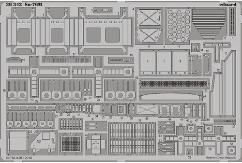eduard 36343 1/35 Armor- Su76M details for Tamiya - Picture 2 of 2