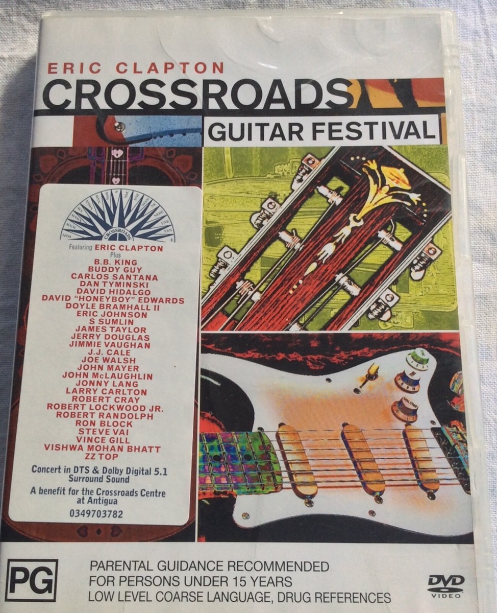 ERIC CLAPTON - Crossroads Guitar Festival 2004 2 x DVD Set . Discs