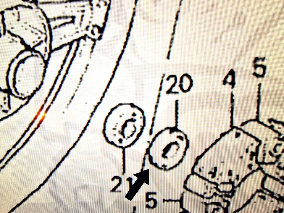 Junta de aceite para cojinete de rueda trasera izquierda Honda CB250 Super Dream 91253-413-003 575563 Foto 3 de 3