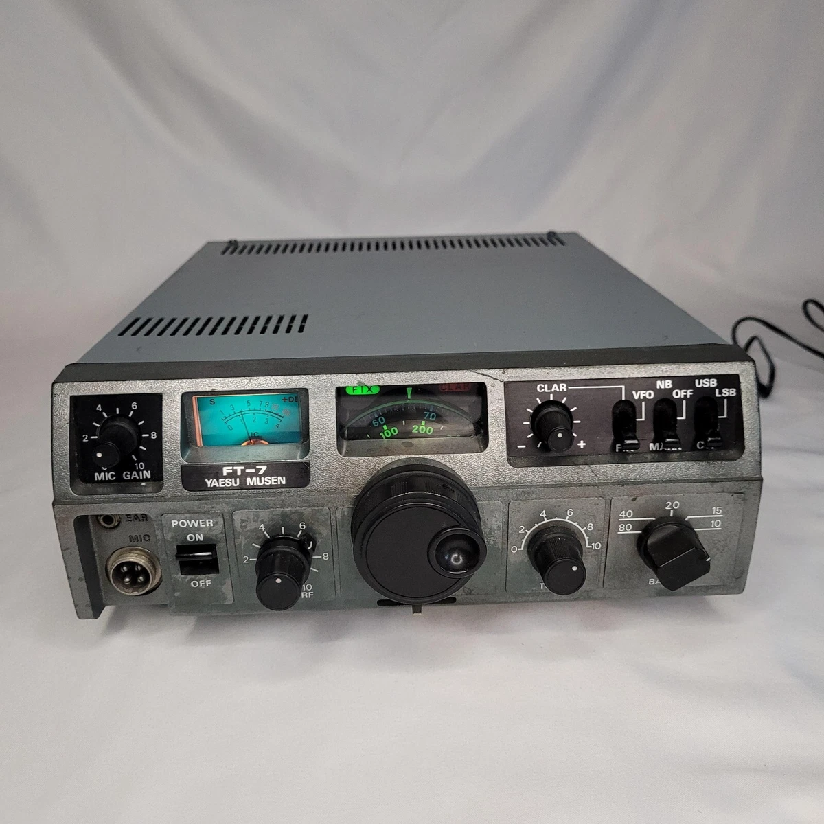 Rare YAESU FT-7 3.5MHz 28MHz SSB/CW Solid State Transceiver Amateur Ham Radio eBay