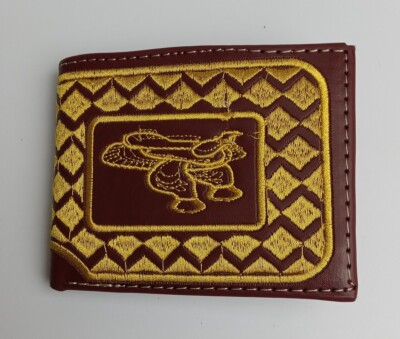 Western Cowboy Wallet Genune Leather RODEO B-fold Long Floral Wallet