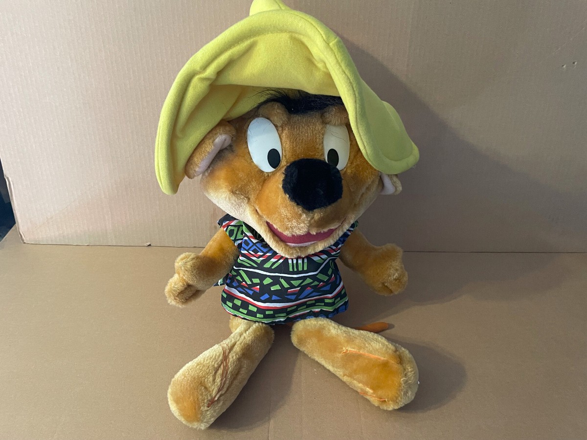 Vtg ACE 1998 Looney Tunes Speedy Gonzales JUMBO Plush 21” Tall Six