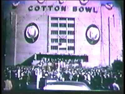 1956 Cotton Bowl Game DVD Ole Miss vs TCU  JIM SWINK PAGE COTHRAN EAGLE DAY