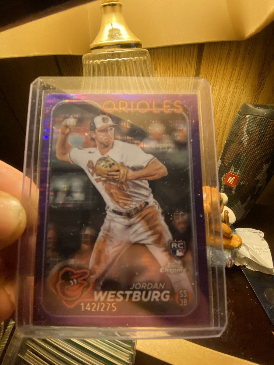 2024 Topps Chrome Jordan Westburg Purple Sonar Refractor 142/275