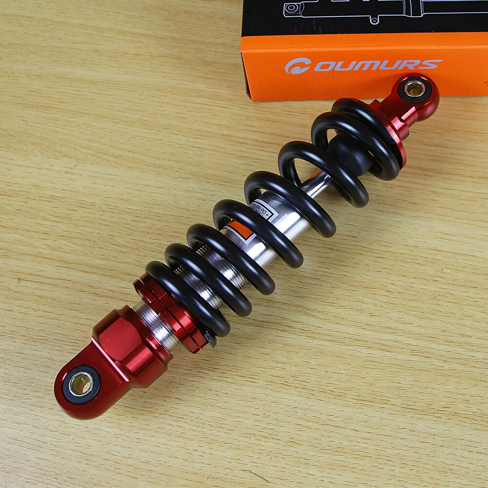 11" 280mm Universal Motorcycle Rear Air Shock Absorbers For Honda Suzuki Yamaha - Image 4 of 4