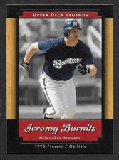 2001 Upper Deck Legends #53 Jeromy Burnitz Milwaukee Brewers