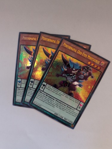 Yugioh 3X Performapal Odd-Eyes Minitaurus (Ultra Rare) (1st Edition) BLLR-EN002 - 第 1/1 張圖片