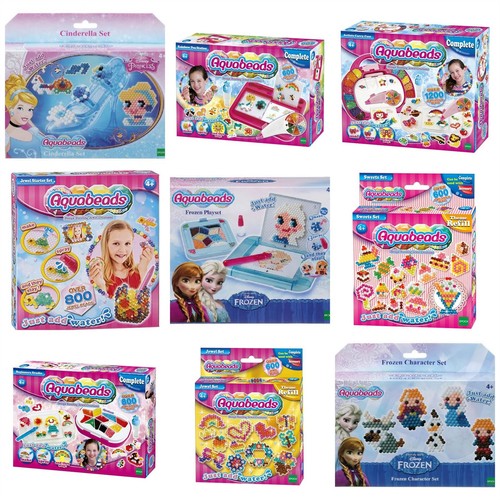 Aqua Beads Sets - Starter Sets, Aqua Beads Refils - Sea Life, Sweets, Jewel