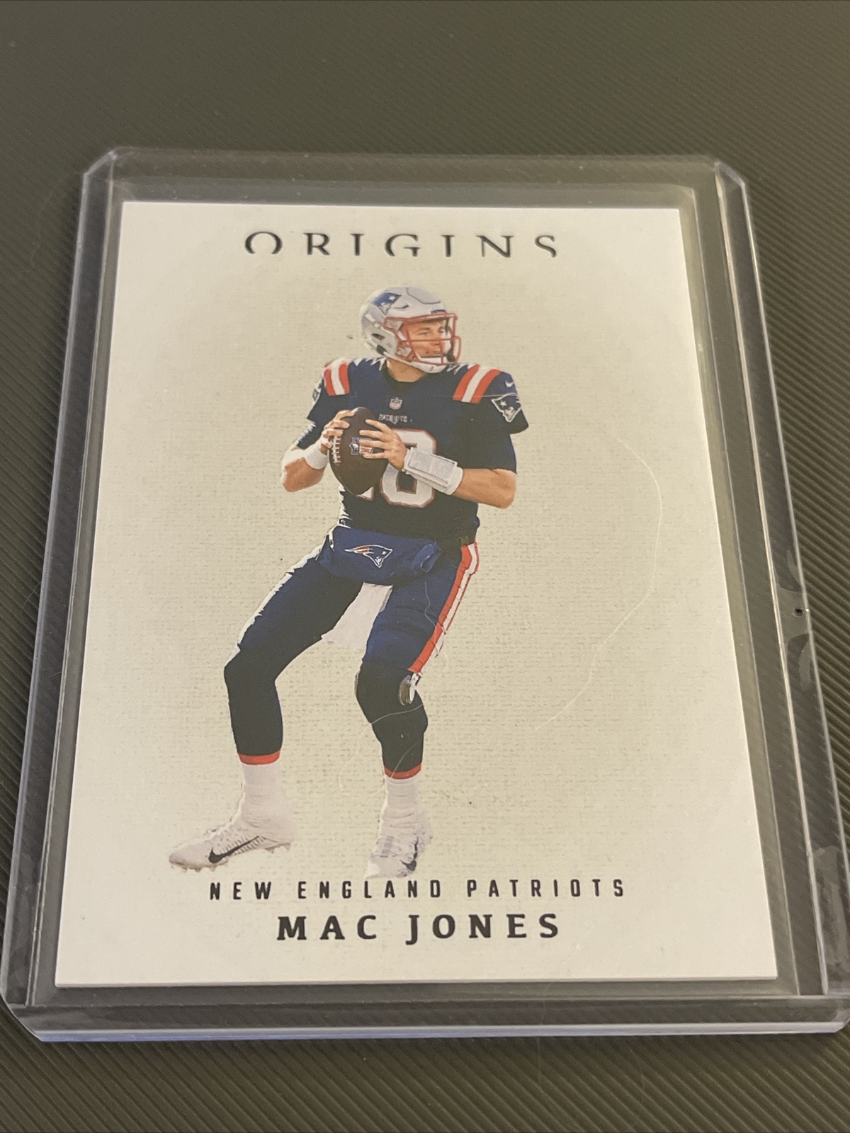 2022 Panini Origins Blank Slate Mac Jones #BLS-4 New England Patriots