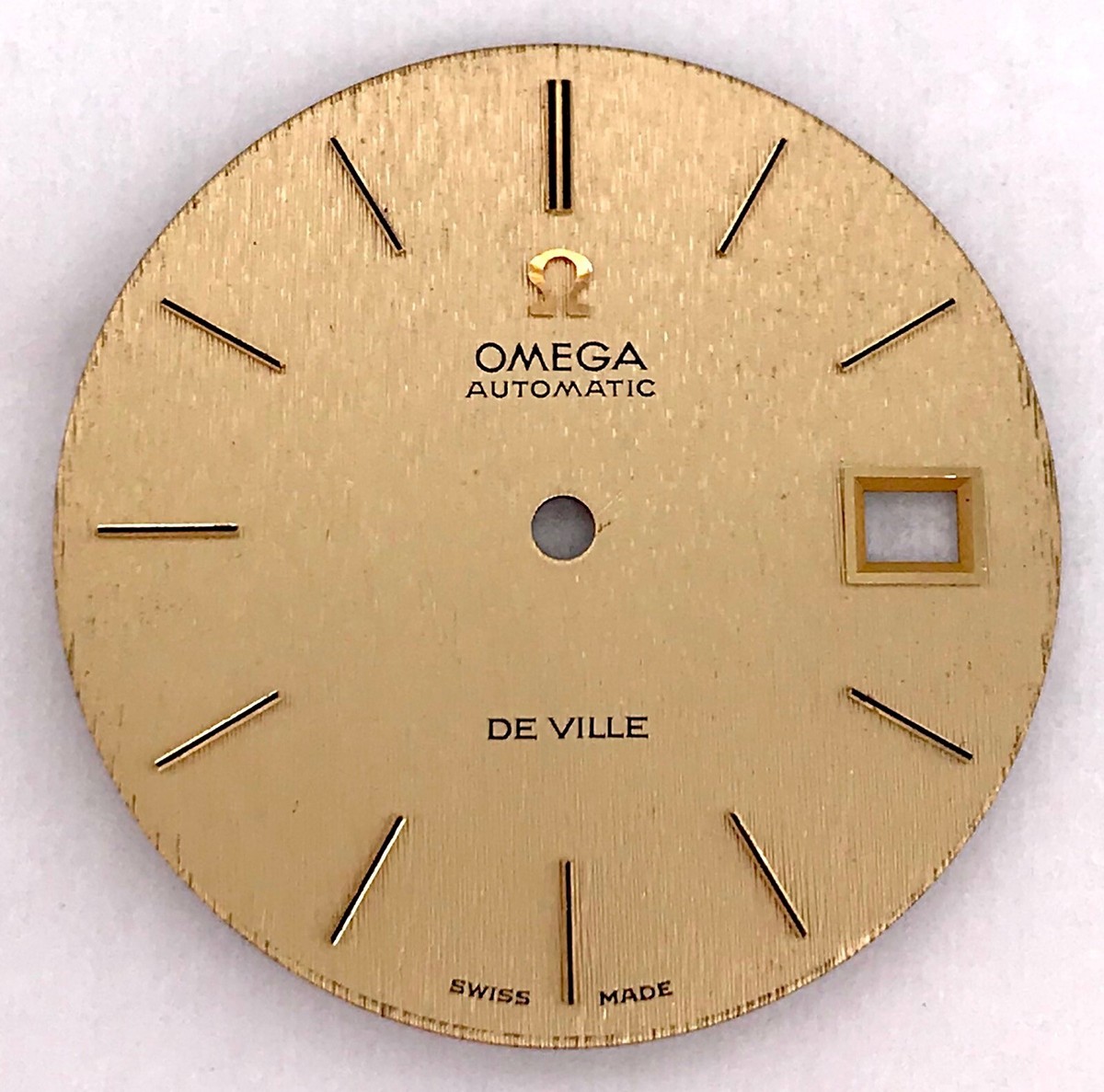 Omega De Ville Automatic Swiss Vintage Date Dial Quadrant Omega De Ville Automatic Swiss Vintage Date Dial Quadrant