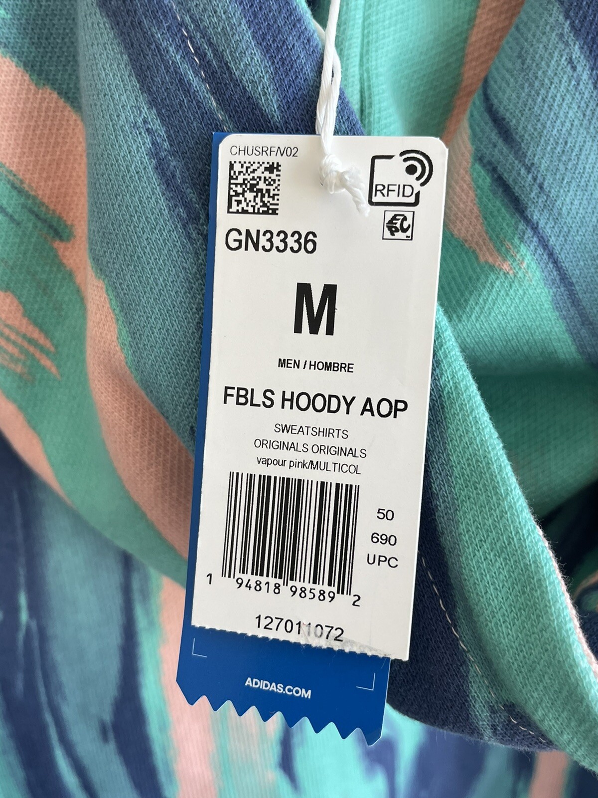 adidas Originals Men\u0026#039;s R.Y.V. Hoodie Pullover In Vapor Pink Multi # GN3336 Abbott | eBay