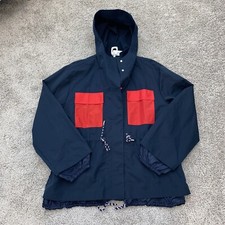 Net-a-porter Jw Anderson Outdoor ‘navy’ Technical Parka Jacket Size Womans Us 8