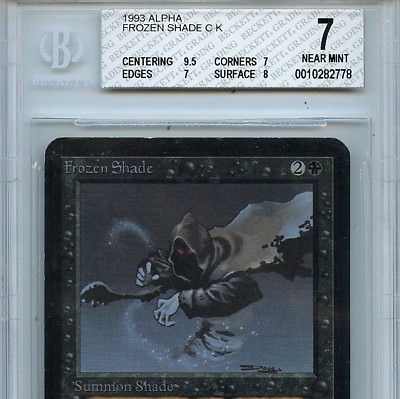 MTG Alpha Frozen Shade BGS 7.0 NM Card with 9.5 Centering WOTC