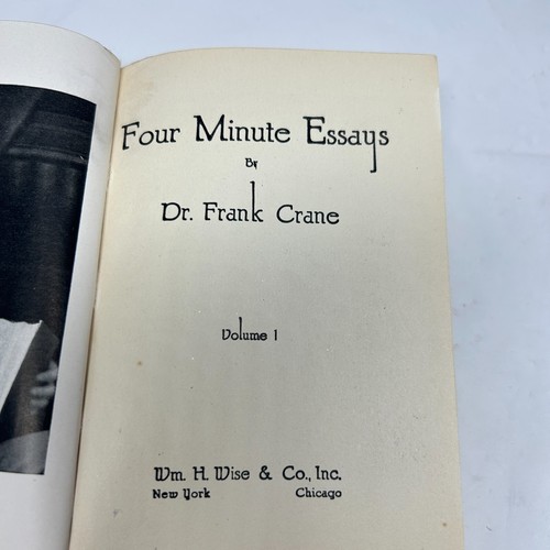 Four Minute Essays Dr Frank Crane 1919 Volumes 1-8 - Picture 5 of 15
