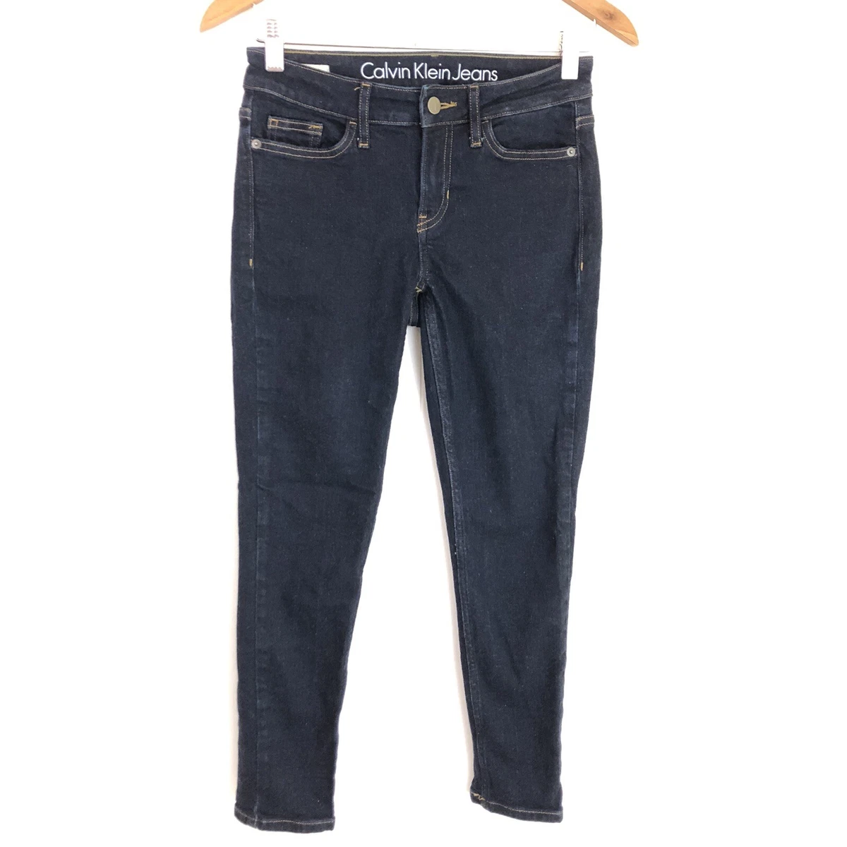 Calvin Klein Jeans Capri Cropped Denim Jeans Women s Size 2 Blue