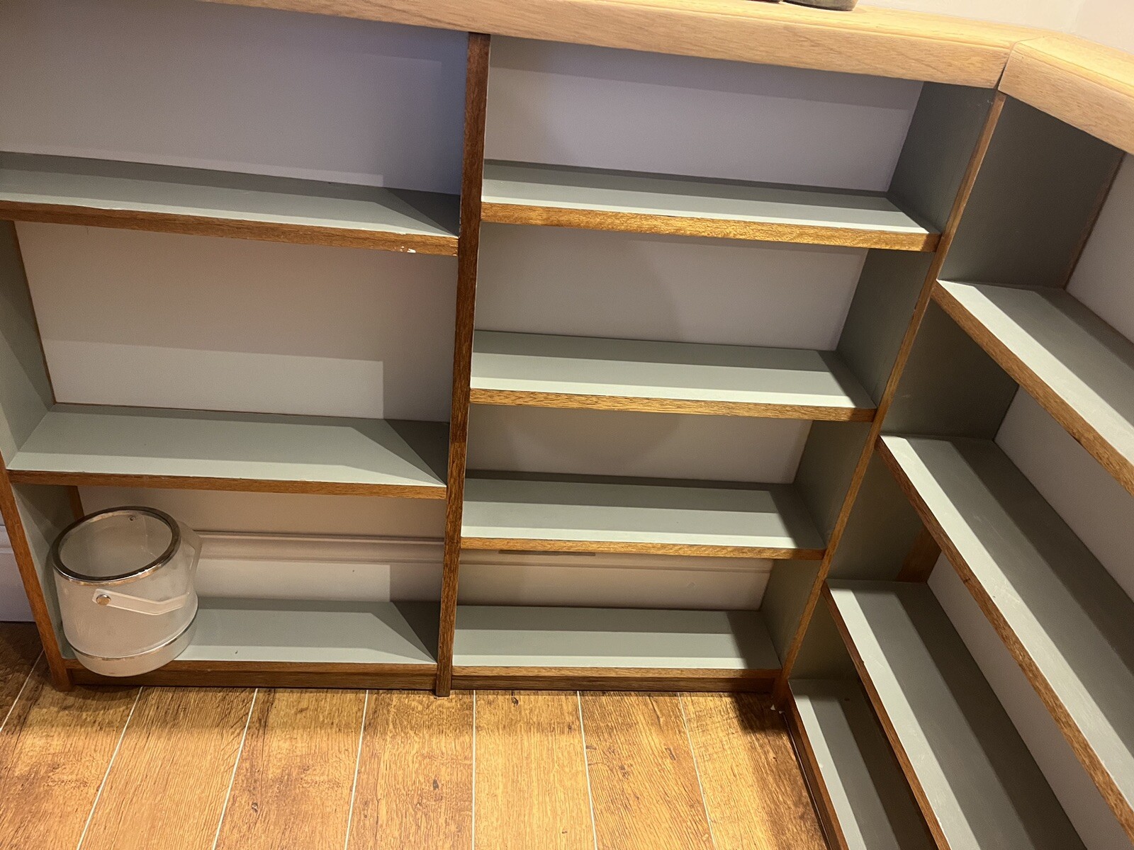 Beautifully crafted home bar and shelving for drinks and bar fridge eBay